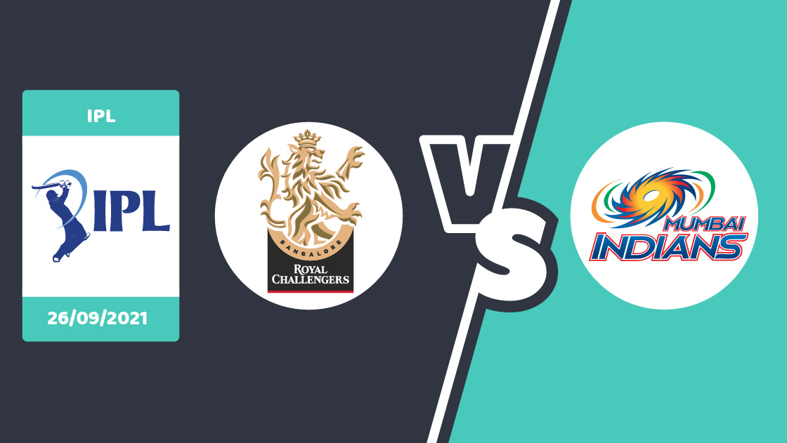 RCB vs MI Match Prediction - IPL 2021 - Match 39