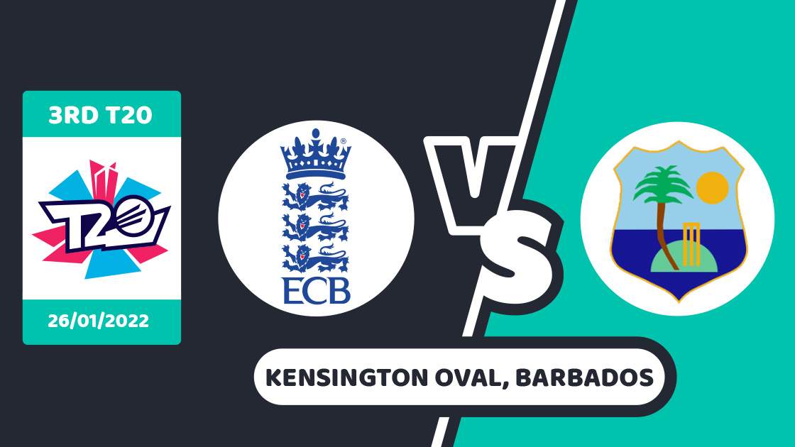 West Indies vs England 3rd T20I Match Prediction